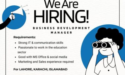 Business Development Manager Jobs in Lahore, Karachi & Islamabad