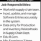 Data Entry Operator (Supply Chain Dept.)