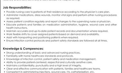 Pool Nurse – Domiciliary Services Job in Karach