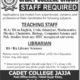 Cadet College Jauja Jobs
