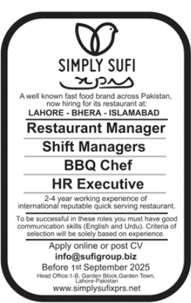 Fast Food / QSR (Quick Service Restaurant) Jobs